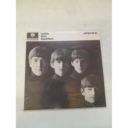 64 - 1 x vinyl record album : The Beatles : With the Beatles, record condition near mint