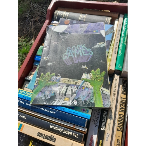 95 - Box of books : Book of games x 2 & computer related books