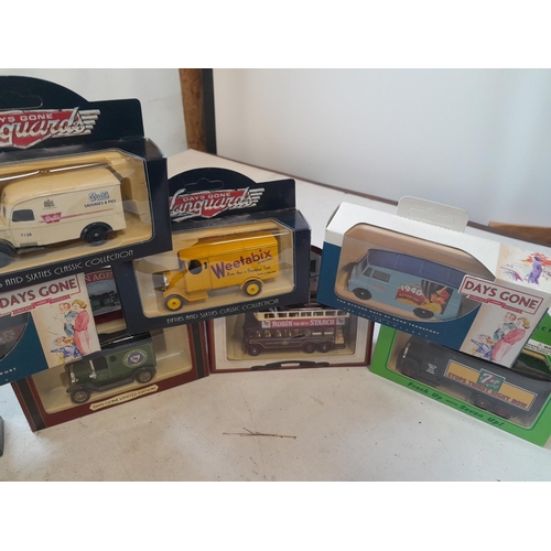 189 - 10 x die cast toy cars, Vanguards and Days Gone By