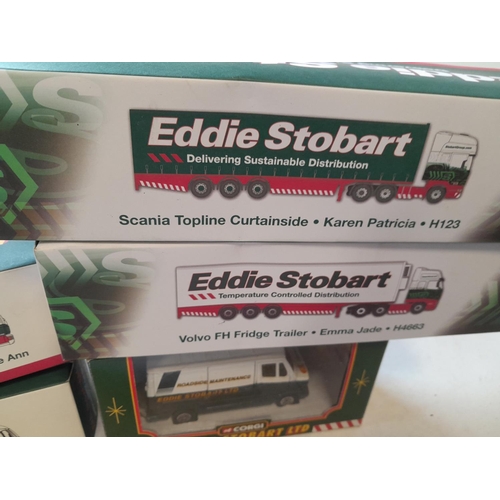 322 - Die cast toy cars in boxes but stored out of boxes : Corgi Eddie Stobart