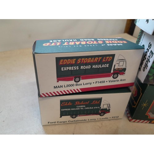 322 - Die cast toy cars in boxes but stored out of boxes : Corgi Eddie Stobart