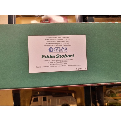 326 - Die cast toy cars in boxes but stored out of boxes : Vanguards & Eddie Stobart Atlas Editions