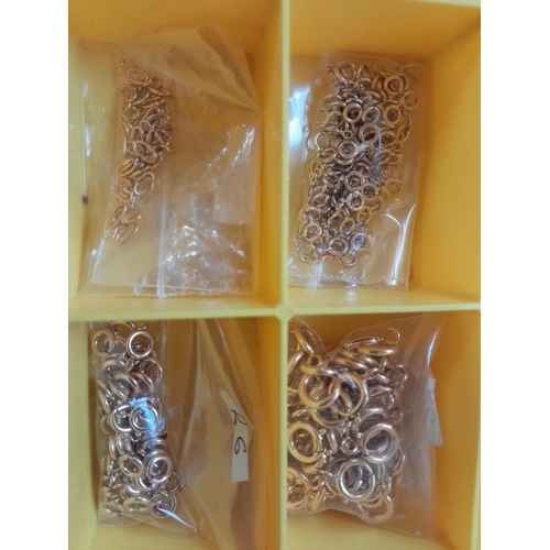 417 - jewellery making interest : rolled gold clasps