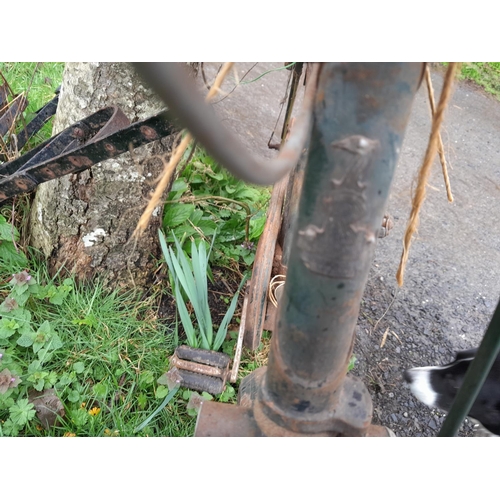 14 - Vintage all steel frame Raleigh bicycle with Brooks saddle