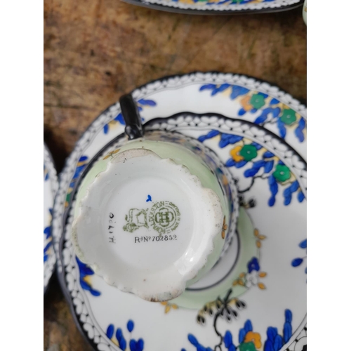 54 - Decorative tea ware : Wedgwood, Royal Doulton etc.