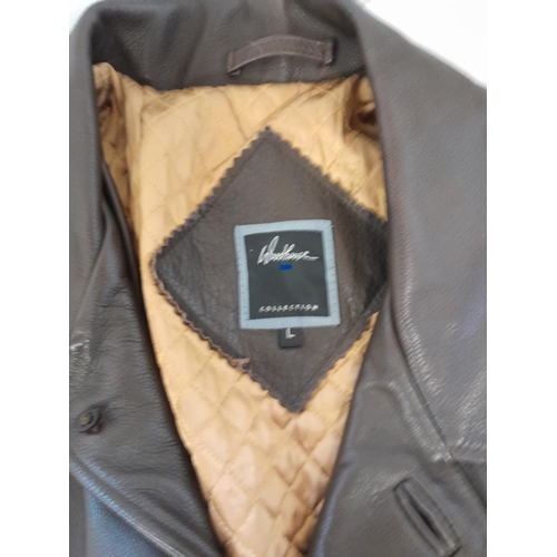 175 - Gents Large leather jacket by Woodhouse