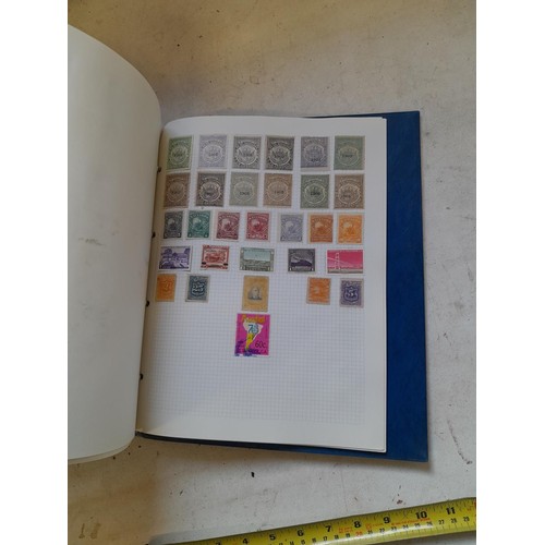 127 - Empty SG Windsor album and album of Stamps of the world mainly offered used, US interest