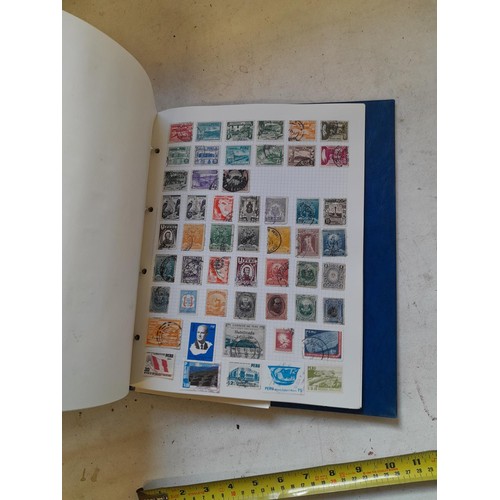 127 - Empty SG Windsor album and album of Stamps of the world mainly offered used, US interest