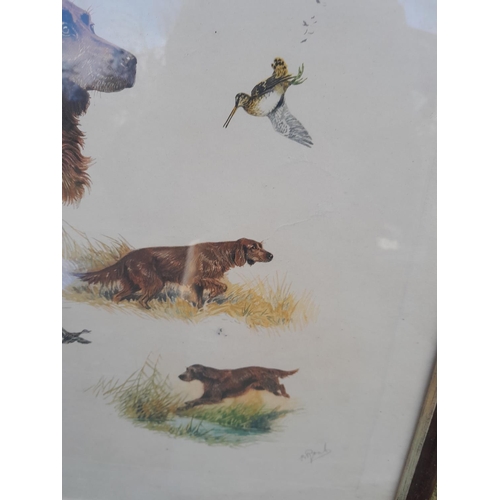 134 - Pictures : 2 x oil on board marine scenes by N Brown, endorsed print, & pastel by Jean Owen