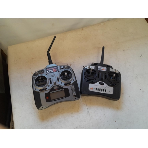 139 - 2 x aircraft radio control hand sets