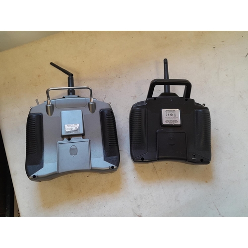 139 - 2 x aircraft radio control hand sets