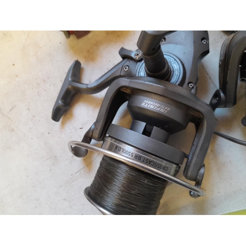 140 - Assorted fishing reels and used tackle