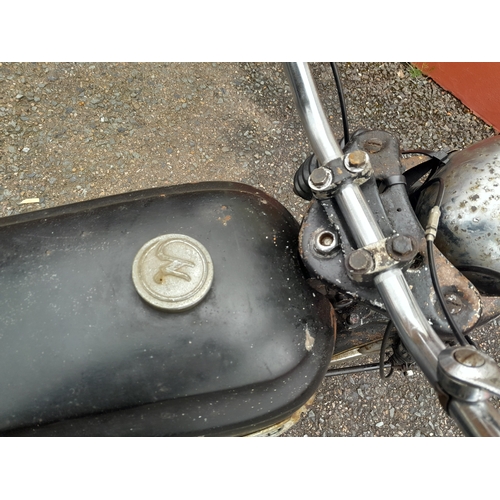 142 - 1964 Norton Jubilee 250 cc Motorcycle,  in need of overhaul,  but has compression, garage stored, ga... 