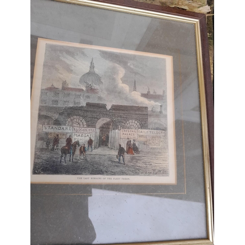 155 - Collection of pictures and prints : faded ltd edition prints, book prints, signed etchings etc.