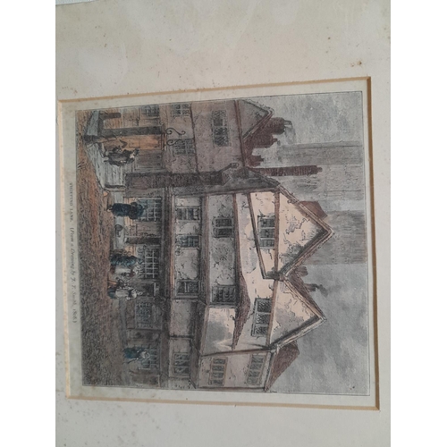 157 - Pictures and prints : Copy of map of Durham, early 19th century book print Newcastle