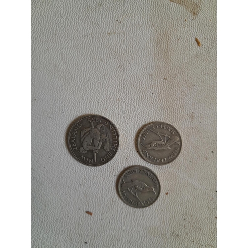 163 - Mainly base metal foreign coinage, very small amount of New Zealand pre 1947 noticed