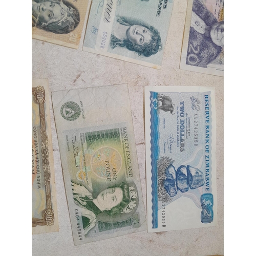 164 - An interesting and varied collection of Banknotes from around the world , all from circ. post 1900, ... 