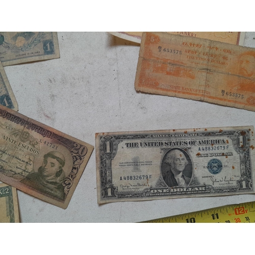 164 - An interesting and varied collection of Banknotes from around the world , all from circ. post 1900, ... 