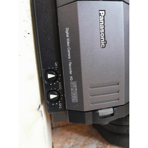 168 - Panasonic DVX 100 B shoulder mounted video camera, in hard case , Leica interest