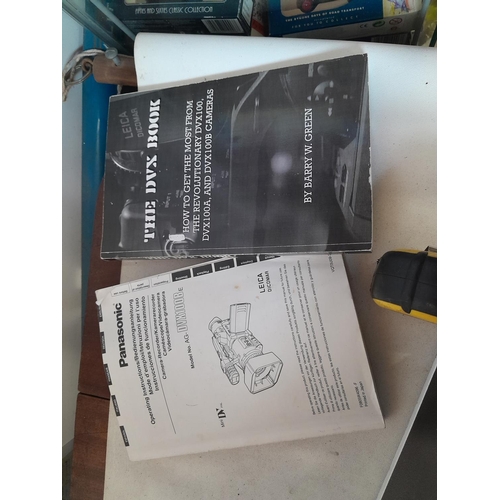 168 - Panasonic DVX 100 B shoulder mounted video camera, in hard case , Leica interest