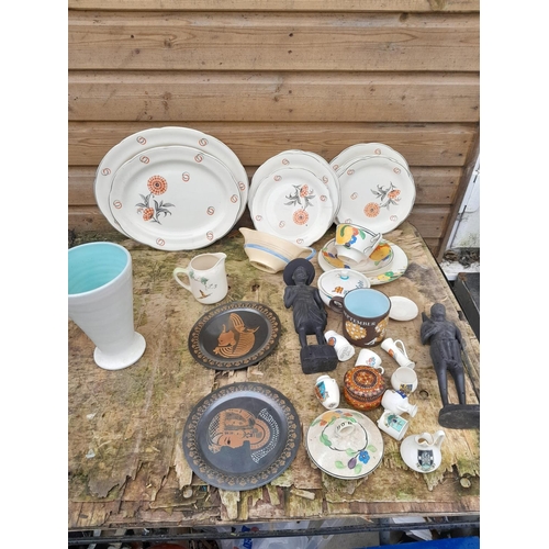 242 - Decorative china : Ducal dinnerware etc.