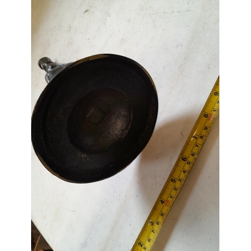 248 - Interesting bronze coloured metal folk art depiction of Adam