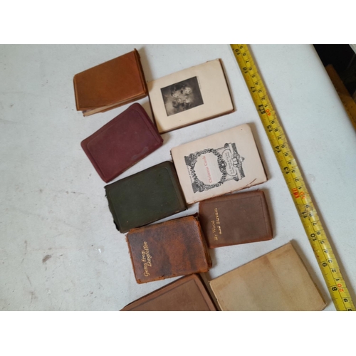 249 - Box of books, leather small edition volumes of poetry, childrens books etc