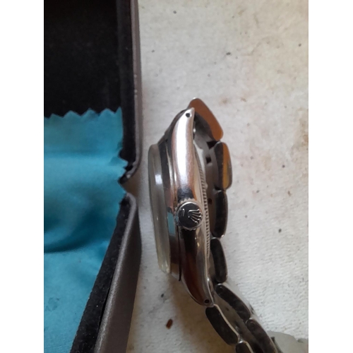 256 - Vintage Gents Rolex watch with stainless steel articulated strap with bill of sale from 1958. Rolex,... 