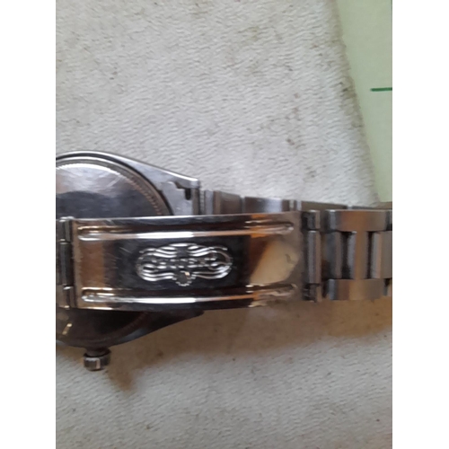 256 - Vintage Gents Rolex watch with stainless steel articulated strap with bill of sale from 1958. Rolex,... 