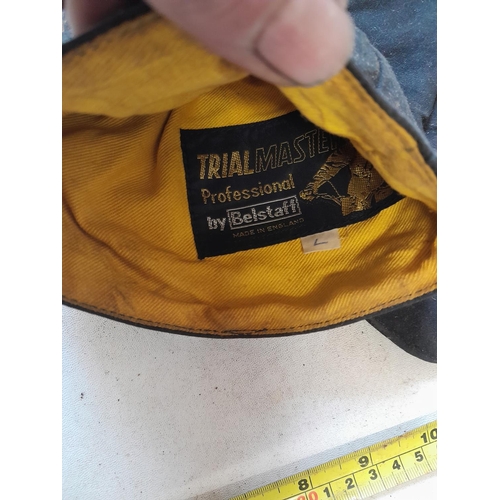 265 - Automobilia and motor bike interest : Pair of Belstaff waxed cotton Track Master mittens