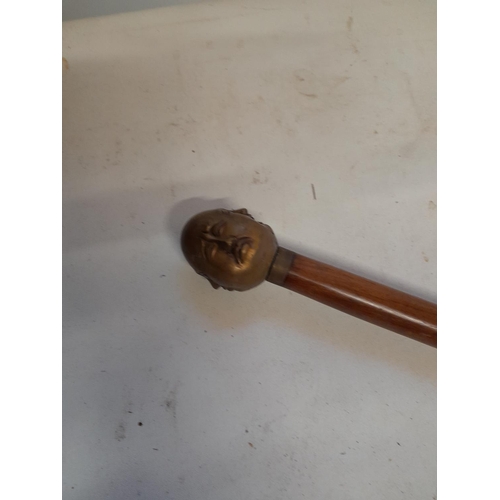 274 - Chinese four head walking cane