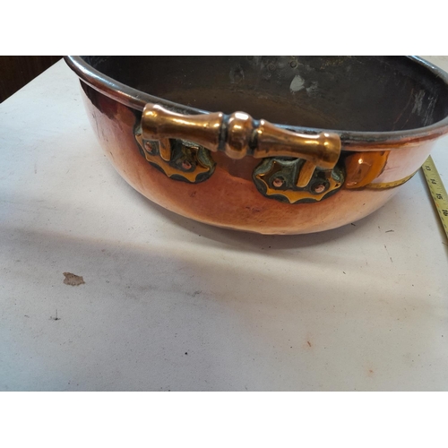 277 - 19th century copper cooking pan