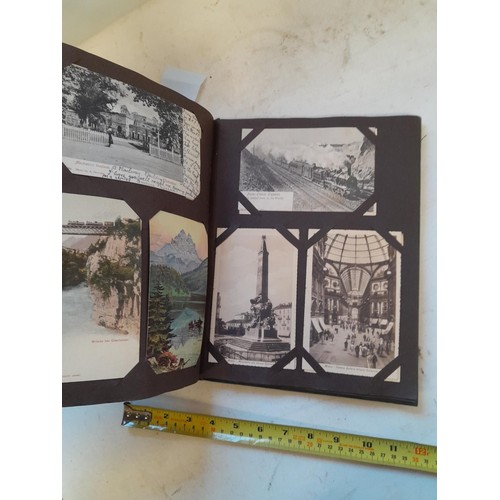 365 - Multithematic collection of black and white foreign postcards