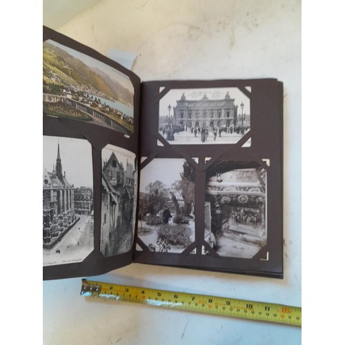 365 - Multithematic collection of black and white foreign postcards