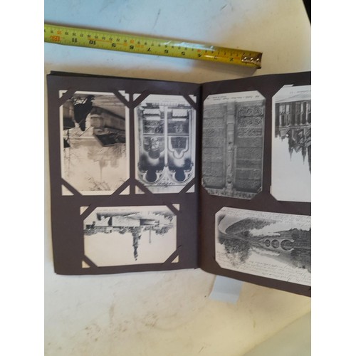 365 - Multithematic collection of black and white foreign postcards