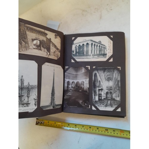 365 - Multithematic collection of black and white foreign postcards