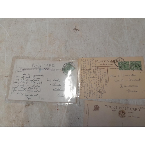 375 - 7 x early 20th century postcards : Local interest Beer & 1 x comedy 1918