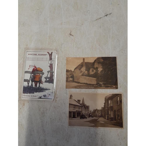 375 - 7 x early 20th century postcards : Local interest Beer & 1 x comedy 1918