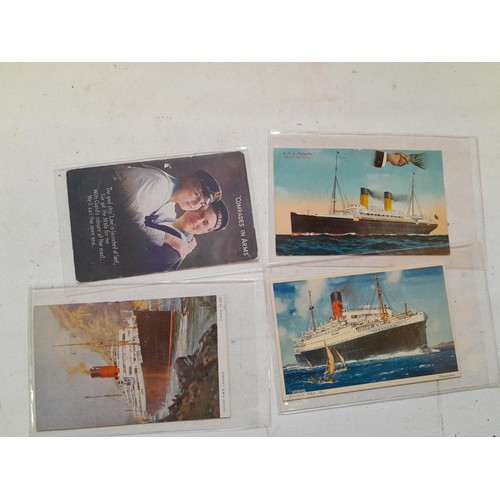 375 - 7 x early 20th century postcards : Local interest Beer & 1 x comedy 1918