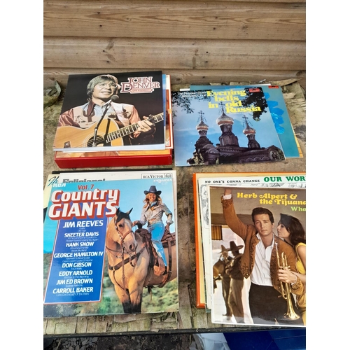 382 - Various vinyl records, box sets easy listening and others