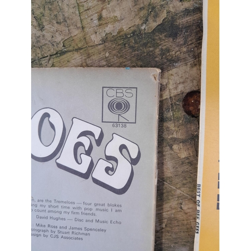 383 - 4 x vinyl records : Tremeloes Chip Rick Alan & Dave, record near mint, Buddy Holly Greatest Hits mon... 