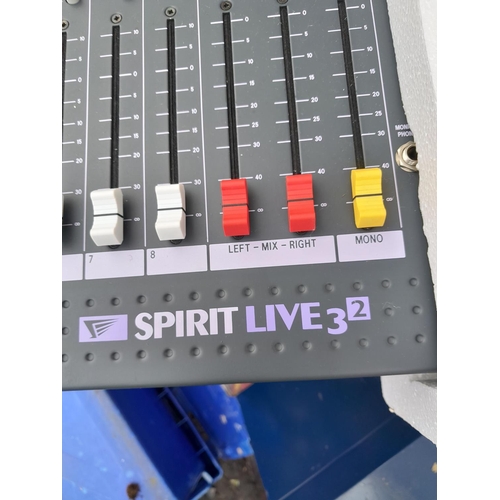 412 - Boxed Spirit Live 32 Soundcraft Channel mixer
