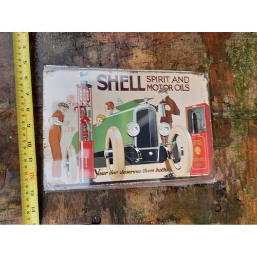 419 - Vintage style advertising sign 20 cms x 30 cms