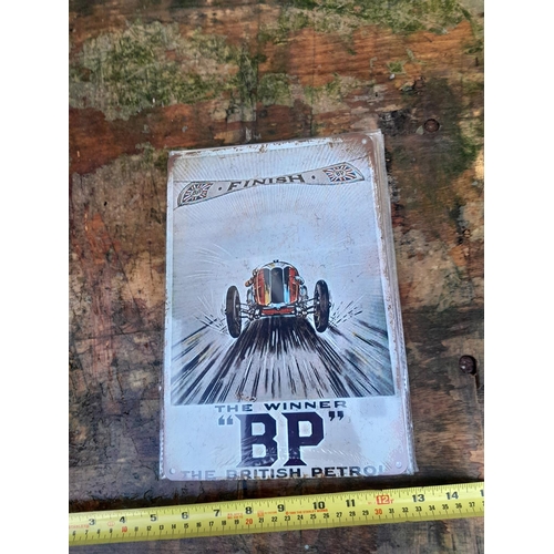 420 - Vintage style advertising sign 20 cms x 30 cms