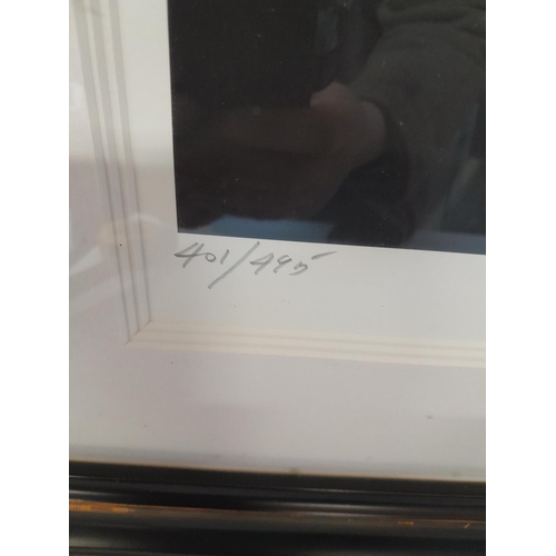 428 - Fabian Perez,  black suit and Red Wine, limited edition giclée coloured print 401/495, signed , dist... 