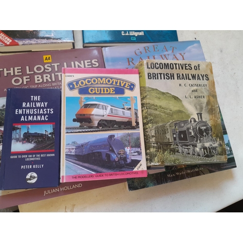 445 - 7 x volumes on the railways, steam interest