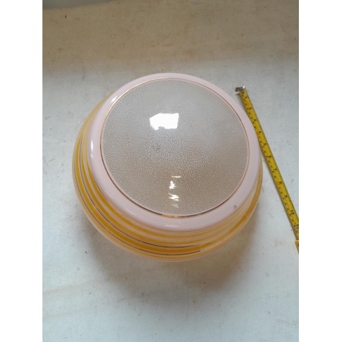 Vintage glass ceiling lamp shade