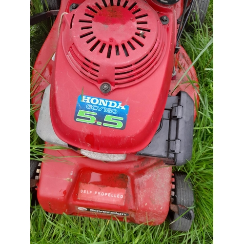 30 - Petrol mower in need of service. Spares or repair, has compression but starter not recoiling