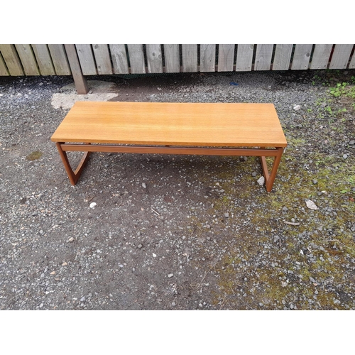 101 - Mid 20th century designer teak coffee table (G Plan interest)