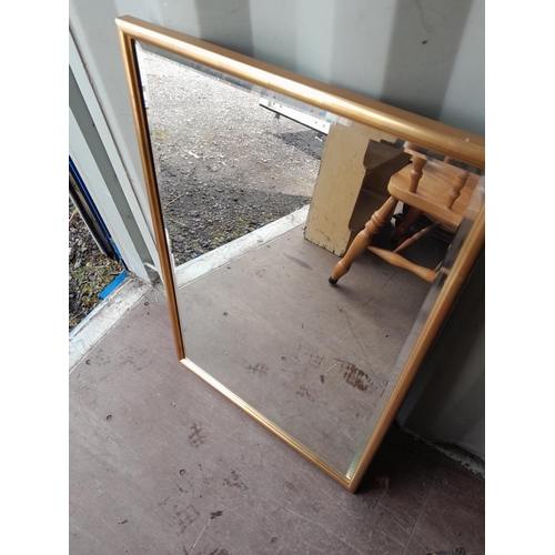 102 - Modern gilt frame mirror